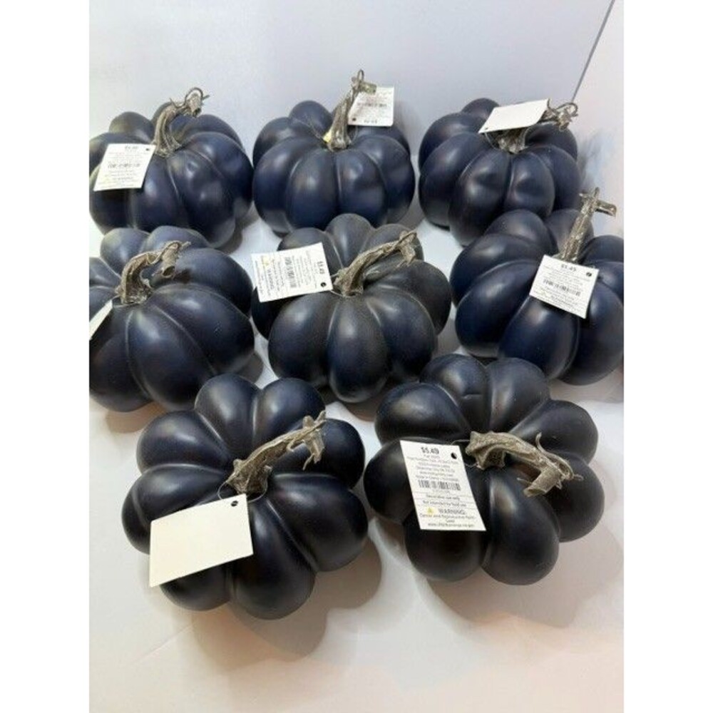 NEW Lot Of 8 Foam Pumpkins Great For Decorating and Crafts 6x5"